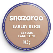 Snazaroo Classic Face and Body Paint for Kids and Adults, Barely Beige Colour, Water Based, Easily Washable, Non-Toxic, Makeup, Body Painting for Par