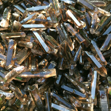(50g)Natürlicher lemurischer grober Rauchquarz Kristallspitze Probe Heilung Wohndeko
