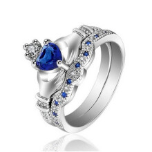 (No.6) Heart Shaped Ring Jewelry Decorative Ornaments Gifts Fashion Elegant Simple