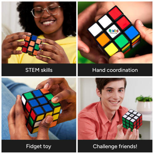 Rubik's Cube, The Original 3x3 Colour-Matching Puzzle, Classic Problem-Solving Cube 2