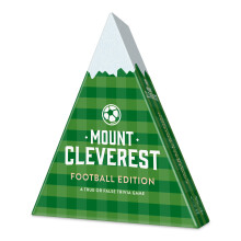 Mount Cleverest Football Edition | True or False Trivia Game | Fun Family Card Game for Adults & Kids | Party Games for Kids Birthday | Travel Games