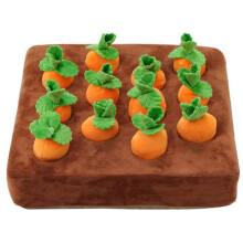 Vegetable Carrot And Garden Interactive Dog Plush Toys For Pet Stress Relief