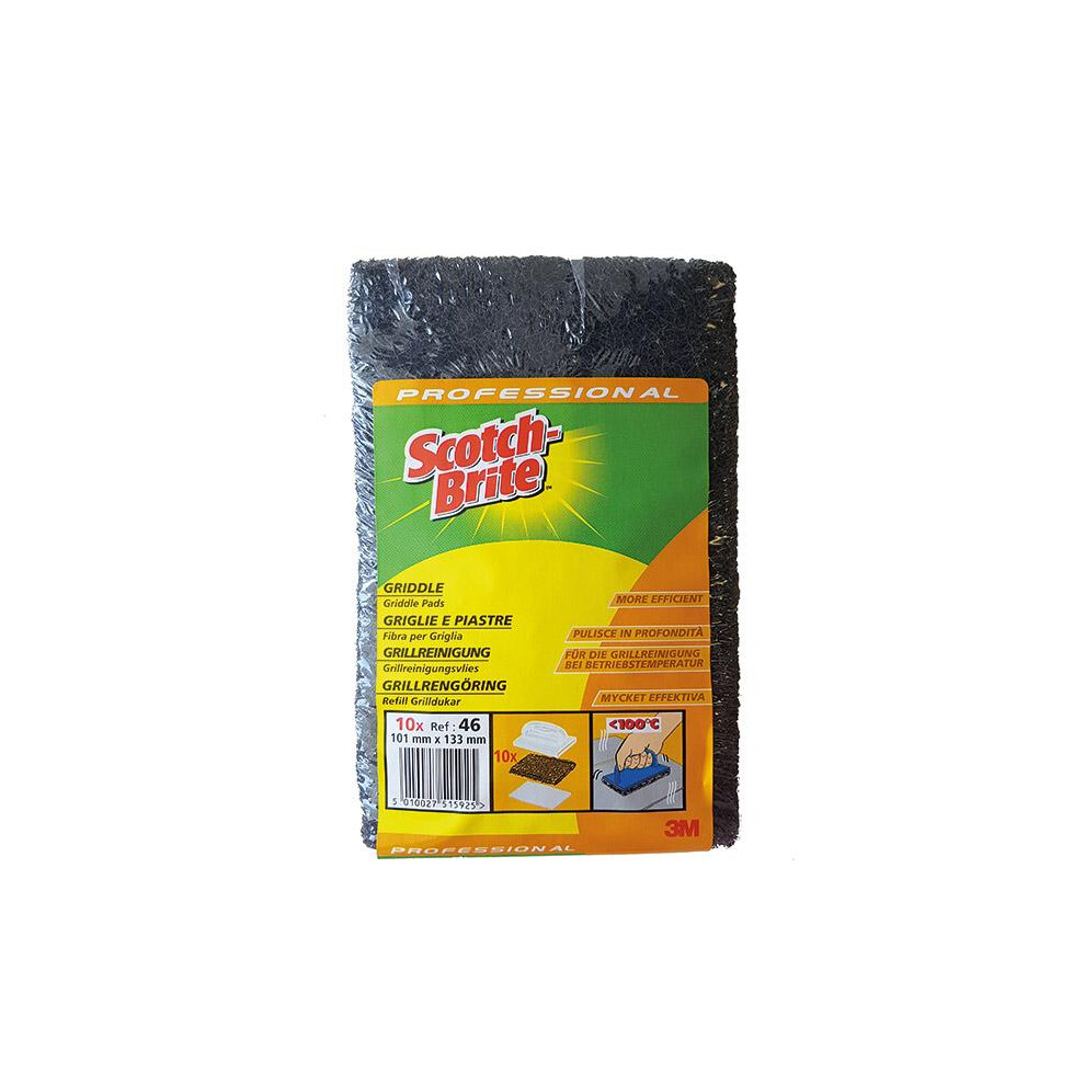 Scotch-Brite Professional Griddle Pads 10Pk 5063750899442