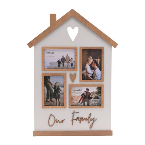Celebrations Moments Collage Photo Frame House Shaped