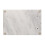 Hestia Marble Tray with Metal Handle - White 2