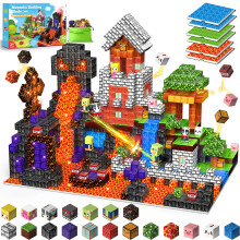 Wootoyz 150 Pcs Magnetic Blocks, Toys for 3 4 5 6 Year Old Boys Girls Magnetic Building Blocks for Kids 3-6 Year Old Boy Gifts STEM Montessori Toys S