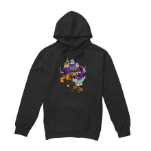(L, Black) Teenage Mutant Ninja Turtles Mens Shredder And Foot Clan Hoodie