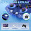 Febotak R36S Retro Handheld Game Console, 128GB Retro Gaming Console with 30+ Mainstream Emulators, 40,000+ Classic Games, Open Source Linux System, 4