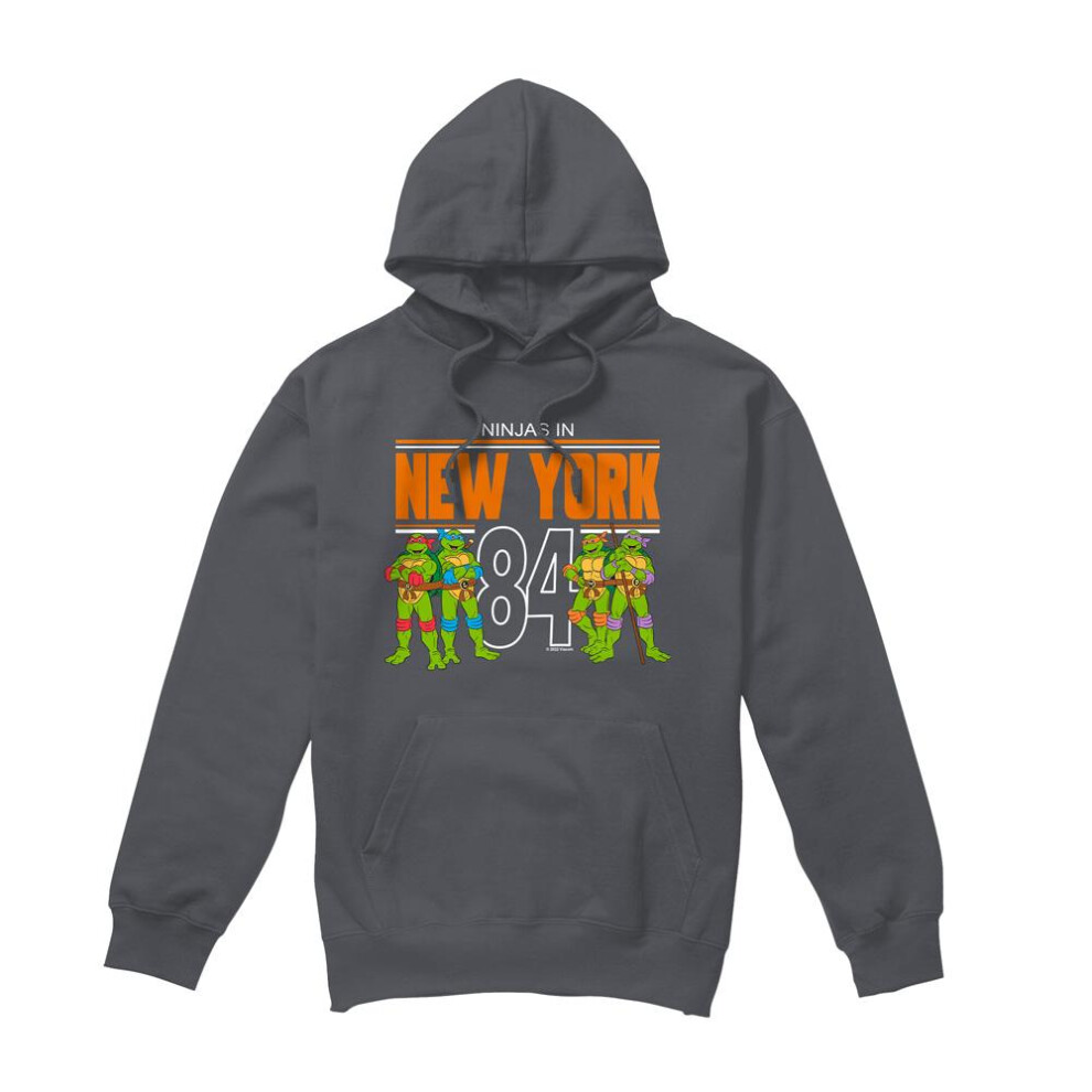Teenage Mutant Ninja Turtles (Xl, Charcoal) Mens Tmnt Nyc Hoodie