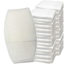 100 Steriele Ovale Oogpads - Zachte Absorberende 2 5/8 x 1 5/8 Oogvormige Medische Gaaspad