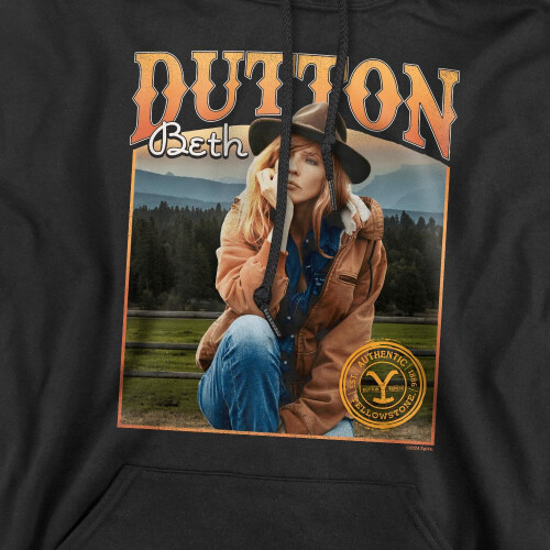 Yellowstone (M, Black) Yellowstone Mens Thoughts Beth Dutton Hoodie 2