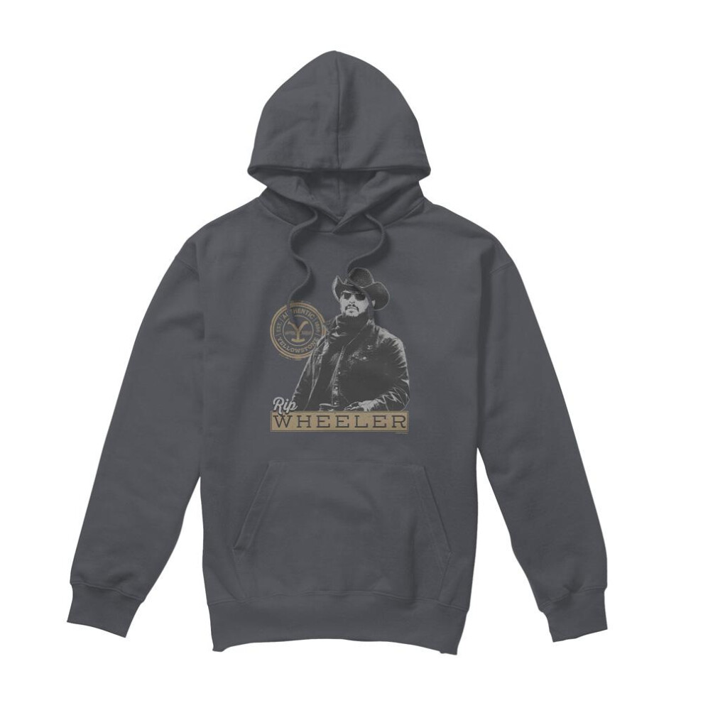 Yellowstone (Xl, Charcoal) Mens Rip Wheeler Hoodie