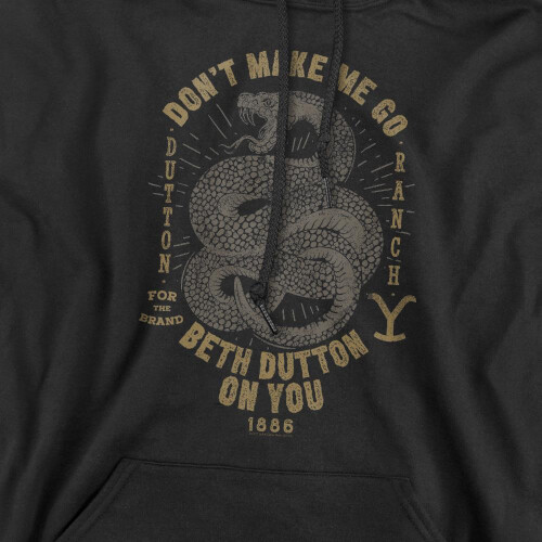 Yellowstone (M, Black) Yellowstone Mens Beth Dutton Hoodie 2