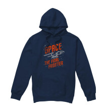 (XXL, Navy) Star Trek Mens Space Travel Hoodie