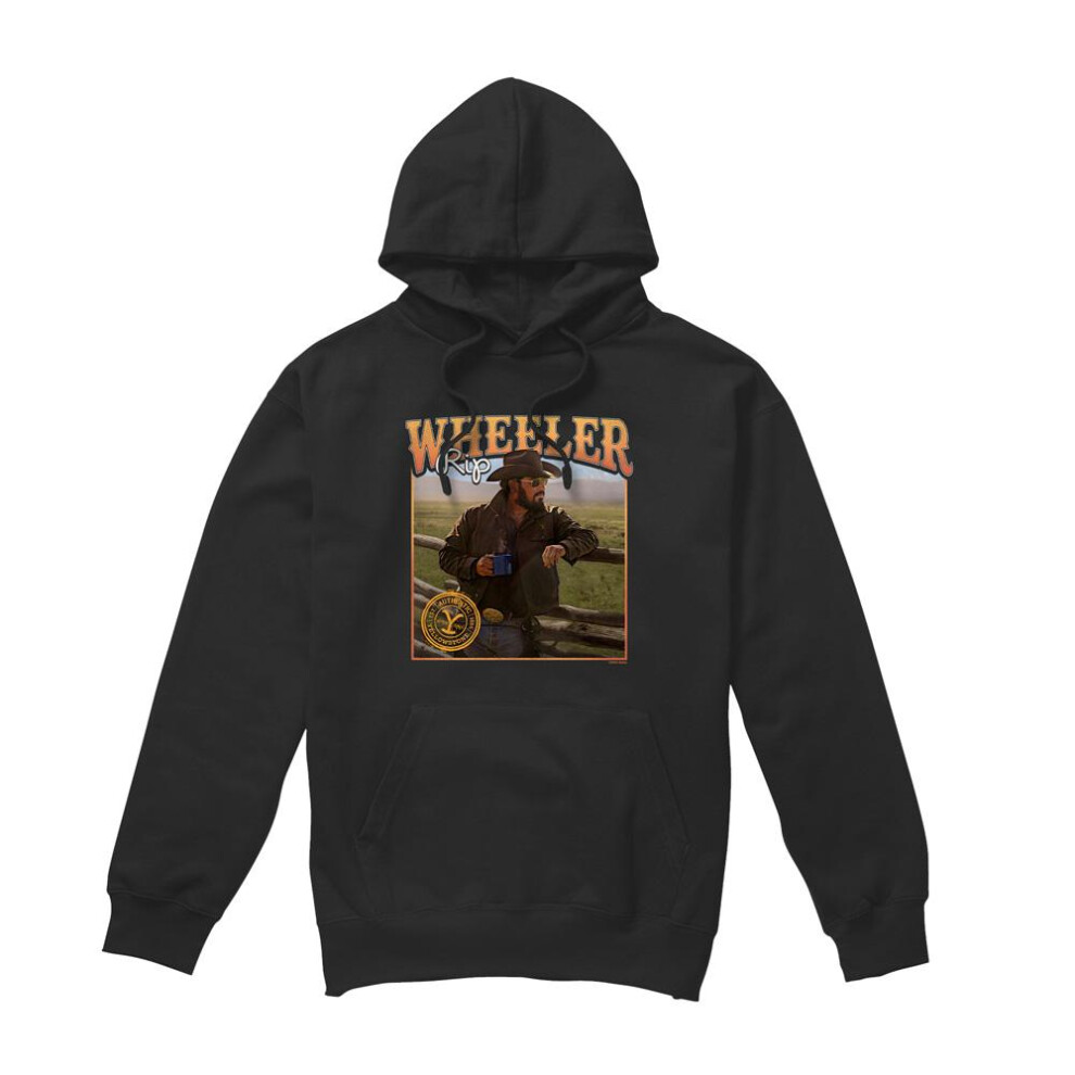 Yellowstone (Xl, Black) Mens Coffee With Rip Wheeler Hoodie