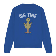 (L, Royal Blue) Sesame Street Unisex Adult The 8 Foot 2 Sweatshirt