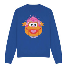 (S, Royal Blue) Sesame Street Unisex Adult Zoey Nutcracker Christmas Sweatshirt