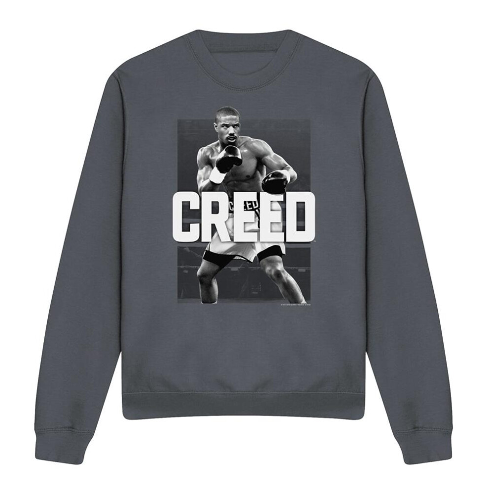 Creed (L, Charcoal) Unisex Adult Final Round Sweatshirt Multicoloured