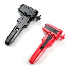 AIBREAY 2 Pack X String Launchers, with X Grip for Easy Control, Two Launch Mode, Only Work with X Right Spinning Top(Red+Black)