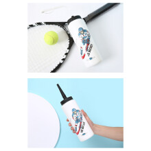 Borraccia da Hockey su Ghiaccio da 1000 Ml Bottiglia Portatile da Calcio Ad Alta Capacità per Lacrosse Borraccia Sportiva Dal Design Classico A