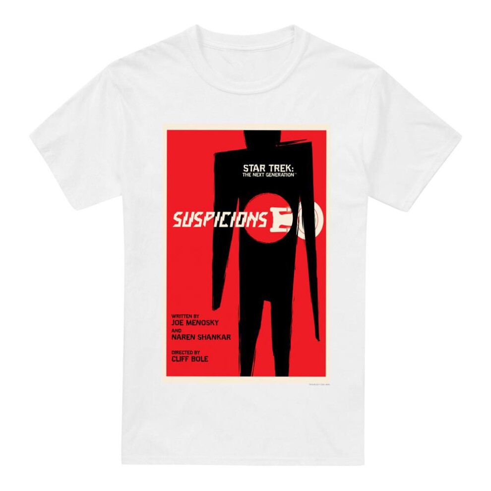 Star Trek (4Xl, ) Mens The Next Generation Season 6 Episode 22 T-Shirt White