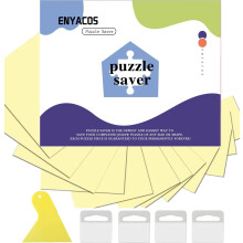 ENYACOS 16 Sheets Puzzle Saver Peel & Stick Adhesive Paper for Large Puzzles, Preserve 2 x 1000 Pieces Puzzles - Puzzle Glue Sheets