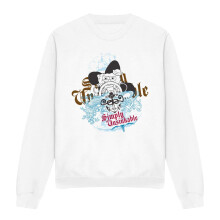 (XXL, White) SpongeBob SquarePants Unisex Adult Simply Unsinkable Sweatshirt