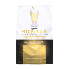 Polvere di Proteine Micellari Syntrax Nutrition, Crema Fresca, Caseina Micellare, Milkshake alla Vaniglia, 2 lbs
