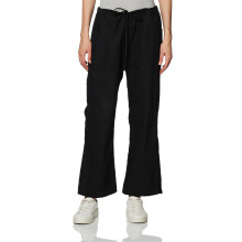 Dickies Dames Mid Rise Drawstring Scrubs Cargo Broek, Zwart, Groot