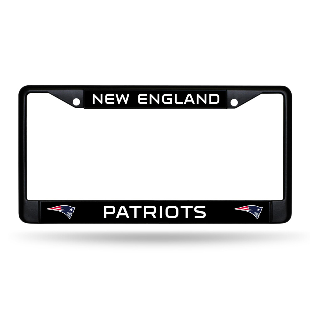 Rico Industries Nfl New England Patriots Standard Chrome License Plate Frame 6 X 12.25-" 767345290281