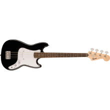 Squier by Fender Sonic Bronco Bass Guitar, Laurel Fingerboard, White Pickguard,