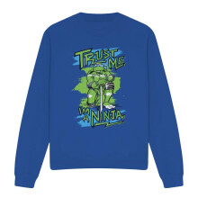 (XL, Royal Blue) Teenage Mutant Ninja Turtles Unisex Adult Trust Me I'm A Ninja Sweatshirt