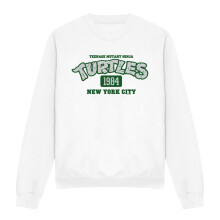 (XXL, White) Teenage Mutant Ninja Turtles Unisex Adult Est 1984 NYC Sweatshirt