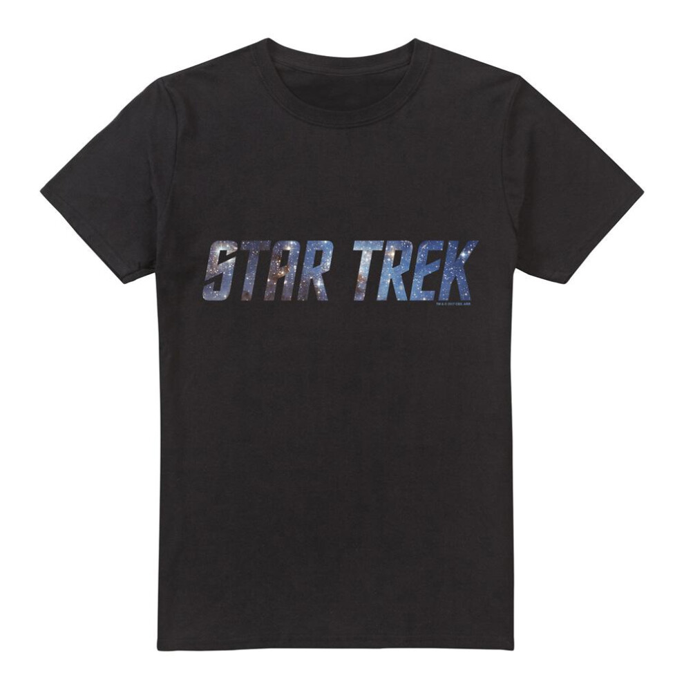 Star Trek (3Xl, ) Mens Space Logo T-Shirt Black