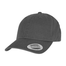 (One Size, Grey) Flexfit Garment Washed Low Profile Baseball Cap