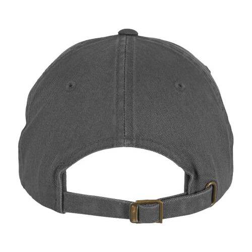 (One Size, Grey) Flexfit Garment Washed Low Profile Baseball Cap 1