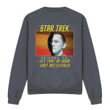 (M, Charcoal) Star Trek Unisex Adult Last Battlefield Sweatshirt