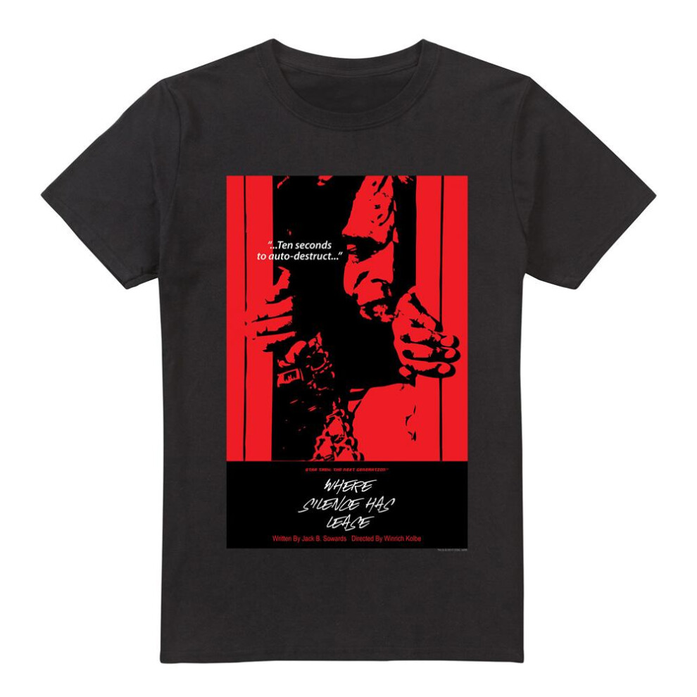 Star Trek (4Xl, ) Mens The Next Generation Season 2 Episode 2 T-Shirt Black