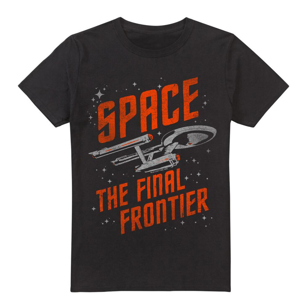 Star Trek (3Xl, ) Mens Space Travel T-Shirt Black