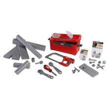 Little Tikes Creative Construction Tool Box Set with 9 Accessories, Pretend Play Construction Set, for Boys and Girls Ages 3+ Years