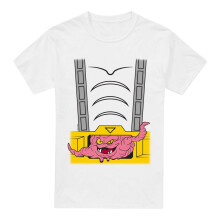 (4XL, White) Teenage Mutant Ninja Turtles Mens Krang Suit T-Shirt