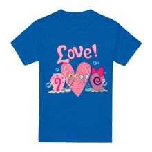 (3XL, Royal Blue) SpongeBob SquarePants Mens Valentine's Love Gary & Snellie T-Shirt