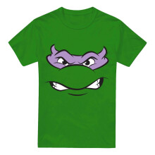 (M, Kelly Green) Teenage Mutant Ninja Turtles Mens Angry Donatello T-Shirt