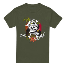 (XXL, Military Green) SpongeBob SquarePants Mens Rest In Peace T-Shirt