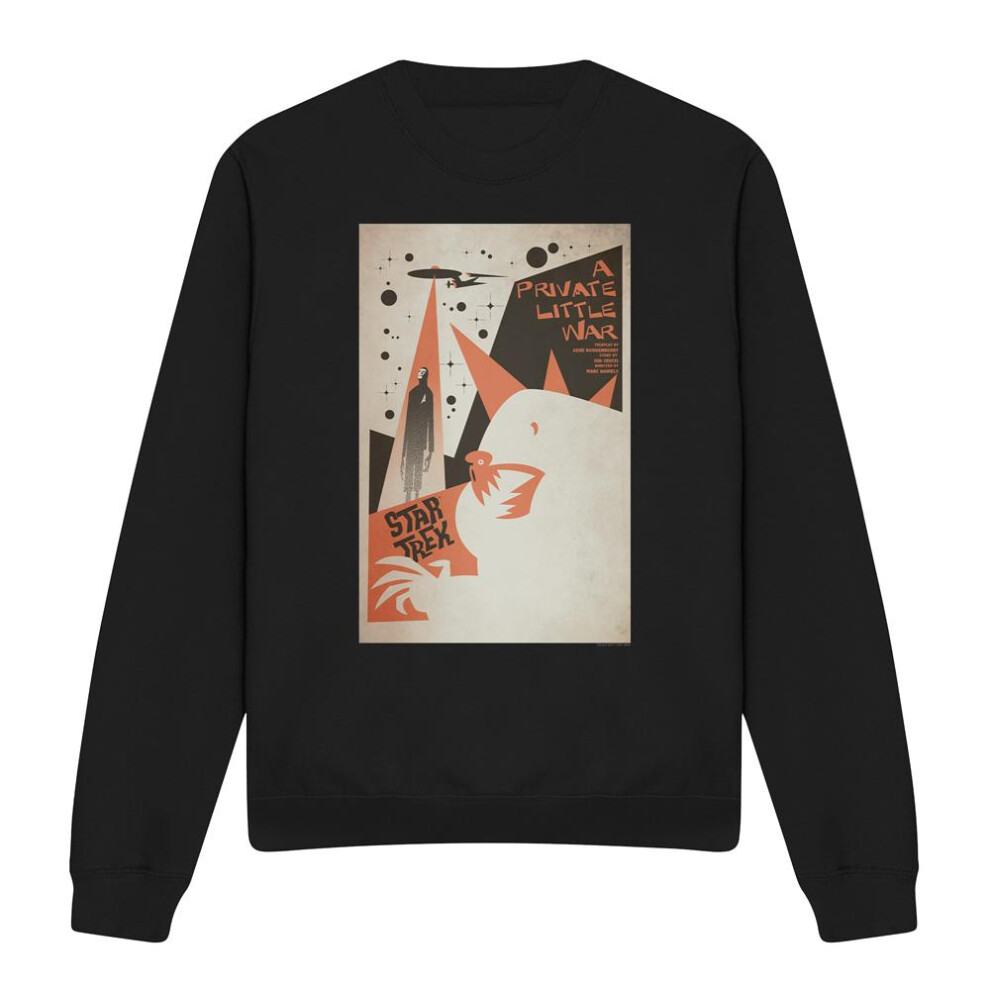 Star Trek (S, ) Unisex Adult The Original Series Episode 48 Sweatshirt Black
