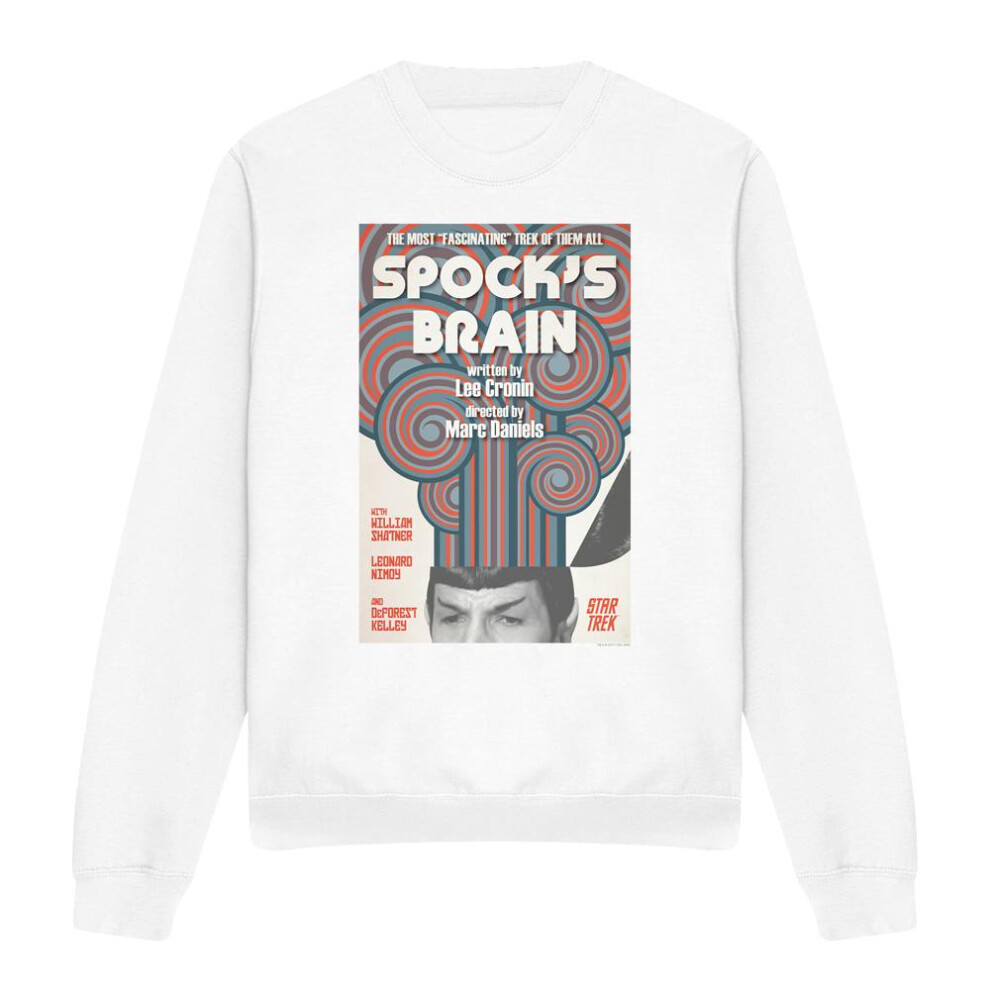 Star Trek (Xxl, ) Unisex Adult The Original Series Episode 56 Sweatshirt White