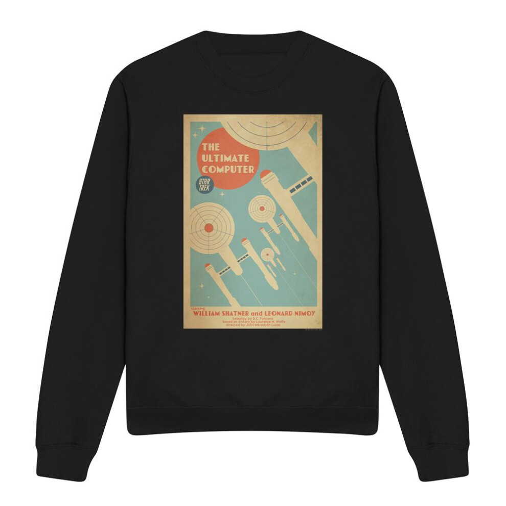 Star Trek (Xxl, ) Unisex Adult The Original Series Episode 53 Sweatshirt Black