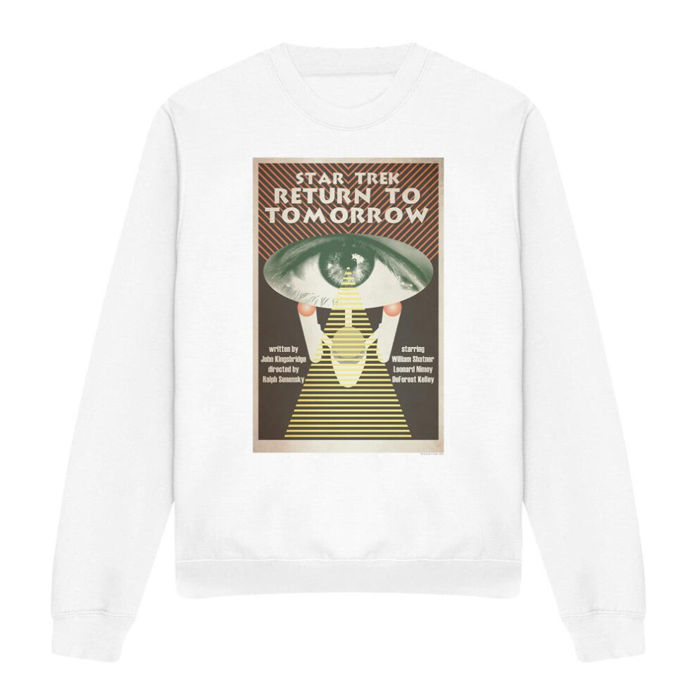 Star Trek (Xxl, ) Unisex Adult The Original Series Episode 49 Sweatshirt White