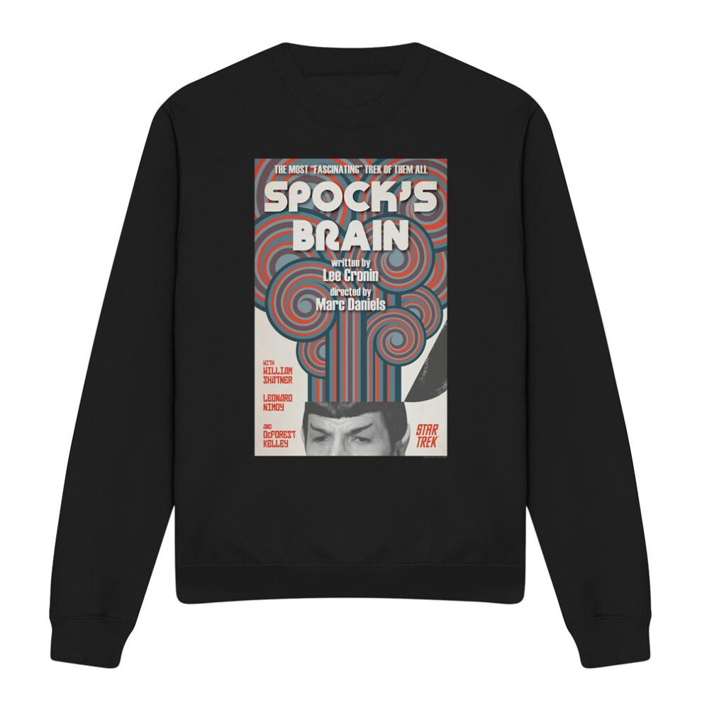 Star Trek (S, ) Unisex Adult The Original Series Episode 56 Sweatshirt Black