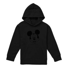 (5-6 Years, Black) Disney Childrens/Kids Mickey Mouse Face Pullover Hoodie